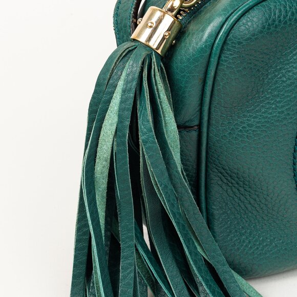 Gucci Soho Disco Green Camera Style Crossbody Bag - Picture 10 of 13
